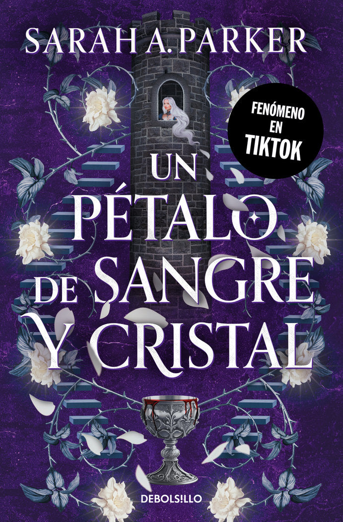 UN PETALO DE SANGRE Y CRISTAL, de PARKER, SARAH A. | portada del libro