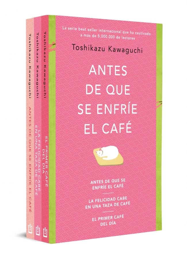Pack Antes de que se enfríe el café, de KAWAGUCHI | portada del libro