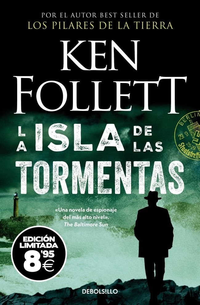 LA ISLA DE LAS TORMENTAS EDICION BLACK FRIDAY, de KEN FOLLETT | portada del libro
