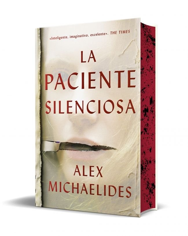 LA PACIENTE SILENCIOSA EDICION LIMITADA CON CANTOS TINTADOS, de ALEX MICHAELIDES | portada del libro