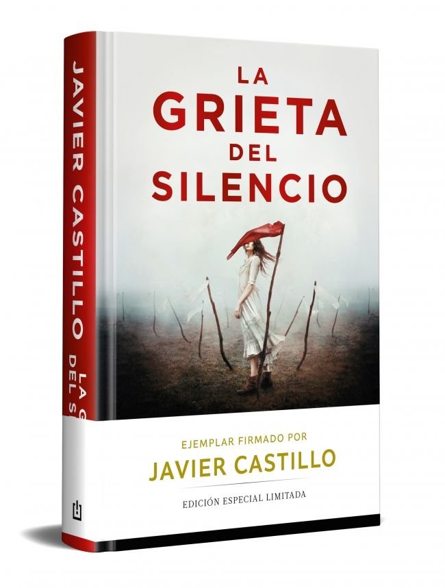LA GRIETA DEL SILENCIO ED. LIMITADA FIRMADA, de JAVIER CASTILLO | portada del libro
