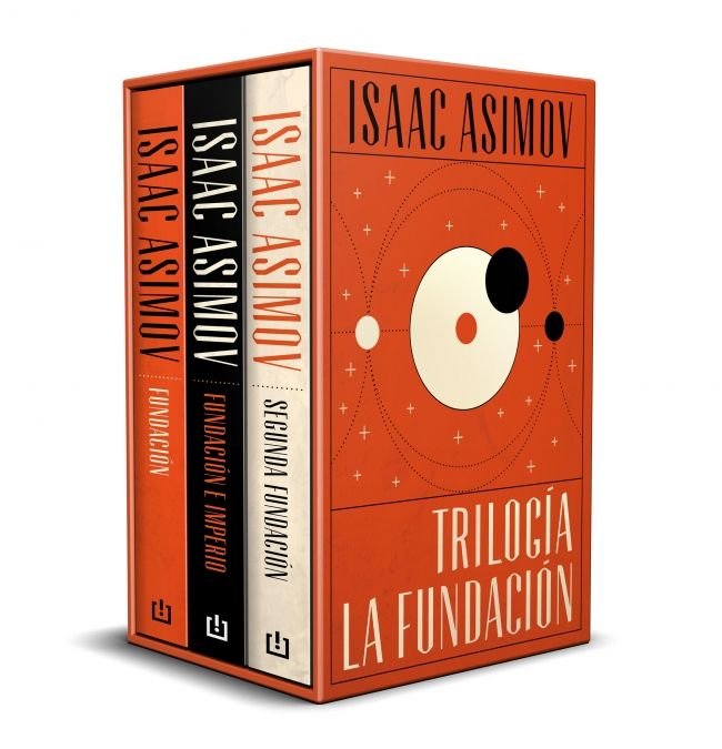 ESTUCHE LA FUNDACION CONTIENE FUNDACION FUNDACION E IMPERIO, de ISAAC ASIMOV | portada del libro