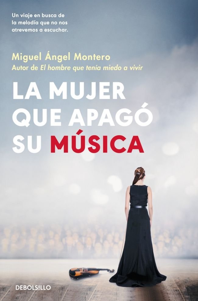 LA MUJER QUE APAGO SU MUSICA, de MIGUEL ANGEL MONTERO | portada del libro
