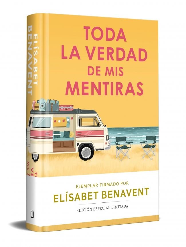 TODA LA VERDAD DE MIS MENTIRAS ED. FIRMADA LIMITADA, de ELISABET BENAVENT | portada del libro