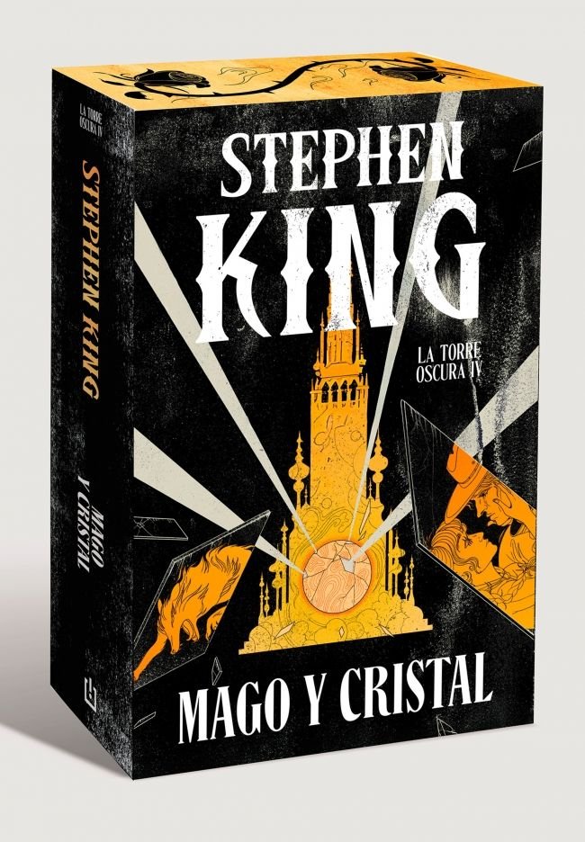 MAGO Y CRISTAL EDICION CANTOS TINTADOS LA TORRE OSCURA 4, de STEPHEN KING | portada del libro