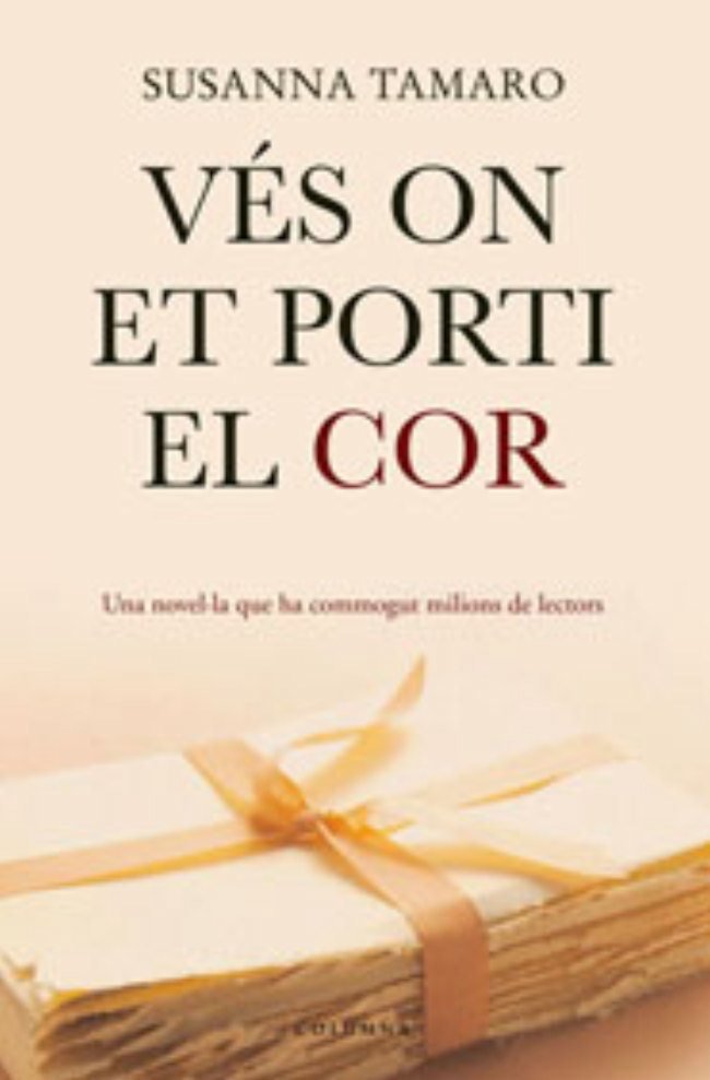 Vés on et porti el cor, de Tamaro | portada del libro