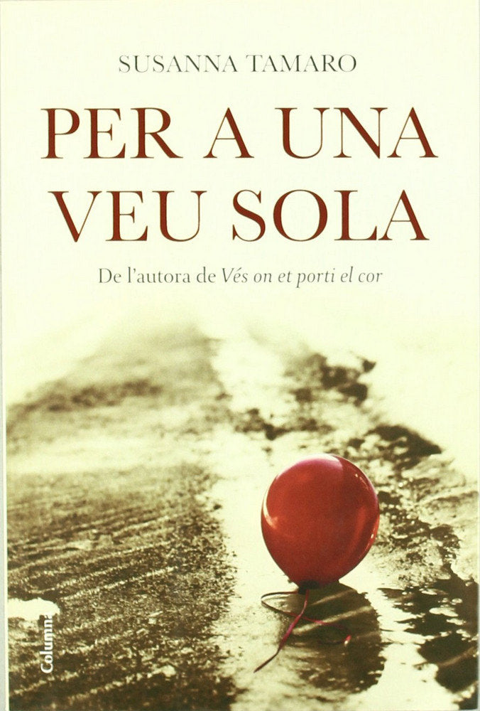 Per una veu sola, de Tamaro | portada del libro