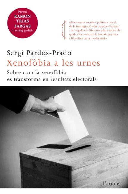 Xenofòbia a les urnes, de Pardos Prado | portada del libro