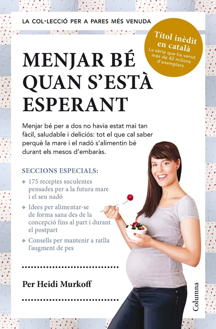 Menjar bé quan s'està esperant, de Murkoff | portada del libro