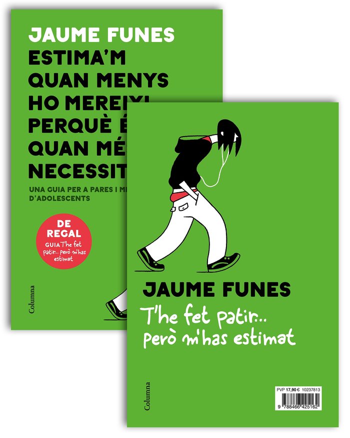 Pack Estima'm quan menys ho mereixi + Opuscle T'he fet patir, de Funes | portada del libro