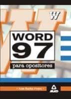 Word 97 para opositores., de Ivan Rocha Freire | portada del libro