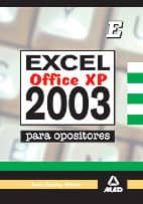 Excel 2003 para opositores, de Varios autores | portada del libro