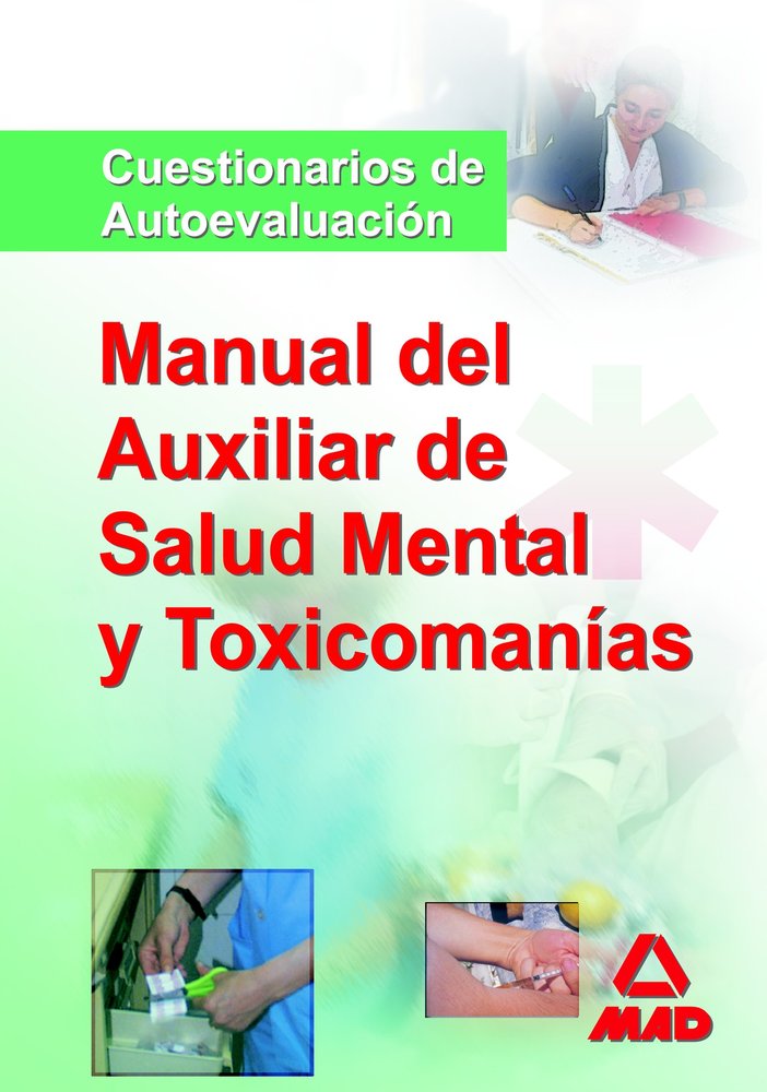 Manual de los auxiliares de salud mental y toxicomanias. Test, de Garcia Bermejo | portada del libro