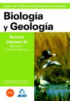 Cuerpo de profesores de enseñanza secundaria. Biología y geología. Temario. Volumen iii. Biología ii, de Varios autores | por