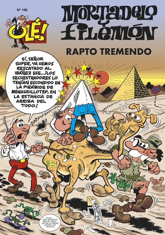 OLE MORTADELO 168 RAPTO TREMENDO, de IBAÑEZ | portada del libro