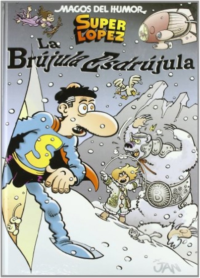 Superlópez. La brújula esdrújula (Magos del Humor 125), de Jan, | portada del libro