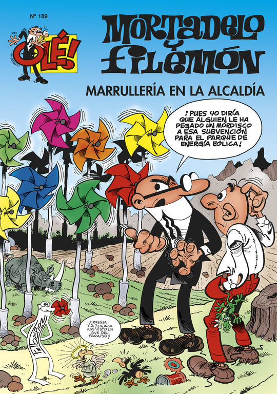 OLE MORTADELO 189 MARRULLERIA EN LA ALCALDIA, de IBAÑEZ | portada del libro
