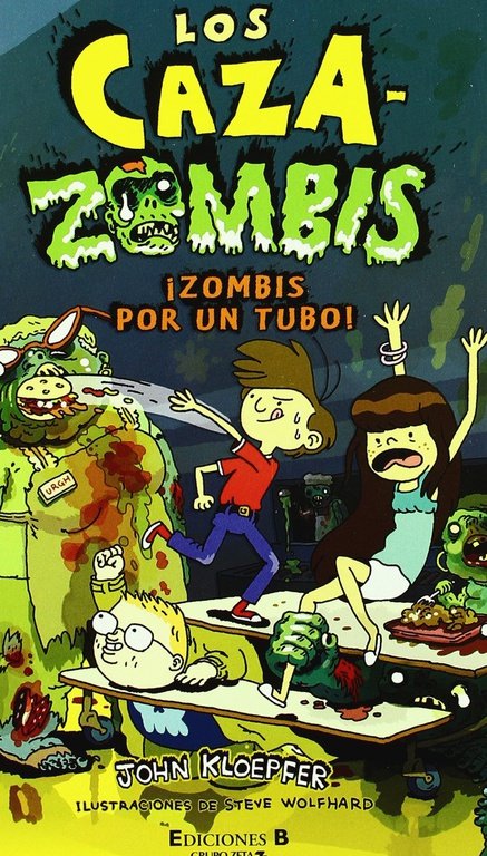 ¡Zombis por un tubo! (Los Cazazombies 2), de Kloepfer | portada del libro