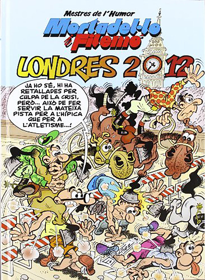 Mortadel·lo i Filemó. Londres 2012 (Mestres de l'Humor 31), de Ibáñez, Francisco | portada del libro