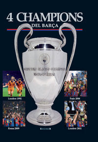 4 CHAMPIONS DEL BARCA,LAS, de AA.VV. | portada del libro