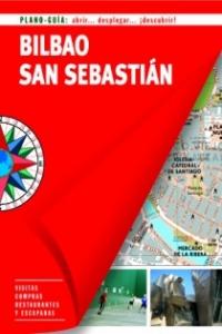 Bilbao/San Sebastián - PLANO-GUIA, de AUTORES GALLIMARD | portada del libro