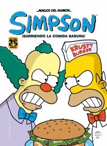 ¡Barriendo la comida basura!, de GROENING | portada del libro