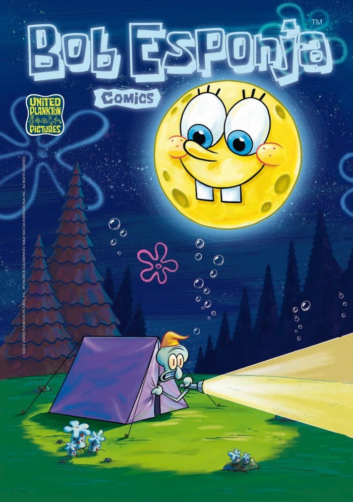 Aullidos en la noche (Bob Esponja. Cómics 9), de United Plankton Pictures Inc. | portada del libro