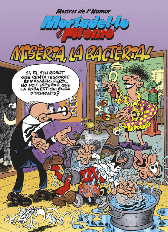 Mortadel·lo i Filemó. Misèria, la bactèria (Mestres de l'Humor 41), de Ibáñez, Francisco | portada del libro