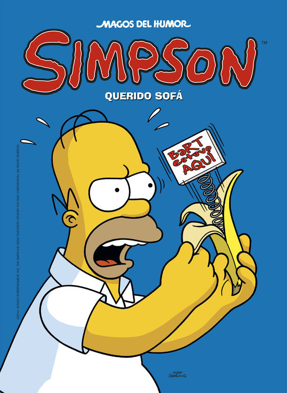 Querido sofá (Magos del Humor Simpson 49), de Groening | portada del libro