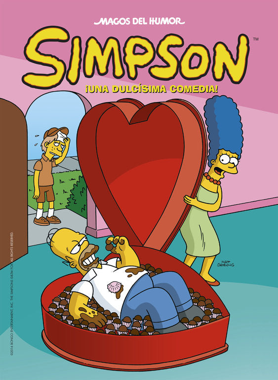 Una dulcísima comedia (Magos del Humor Simpson 51), de Groening | portada del libro