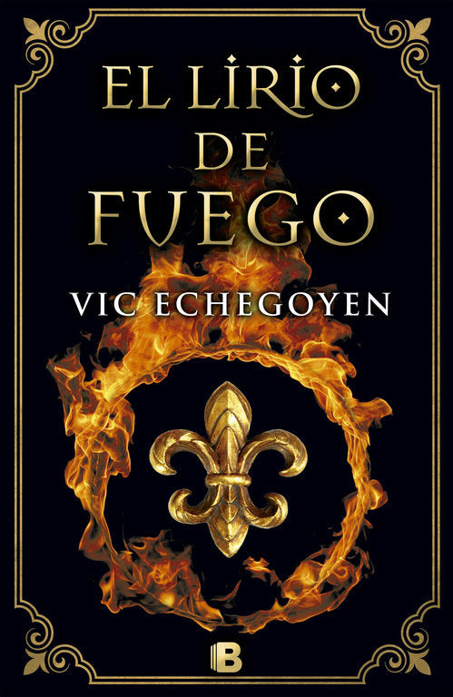 El lirio de fuego, de Echegoyen | portada del libro