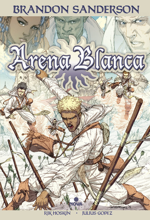 Arena blanca, de Sanderson | portada del libro