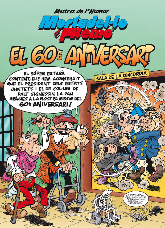 Mortadel·lo i Filemó. El 60è aniversari (Mestres de l'Humor 48), de Ibáñez, Francisco | portada del libro