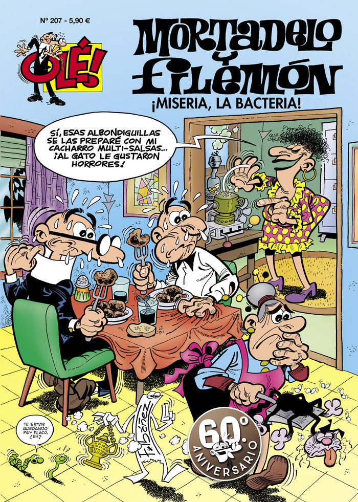 IMISERIA, LA BACTERIA!, de IBAÑEZ | portada del libro