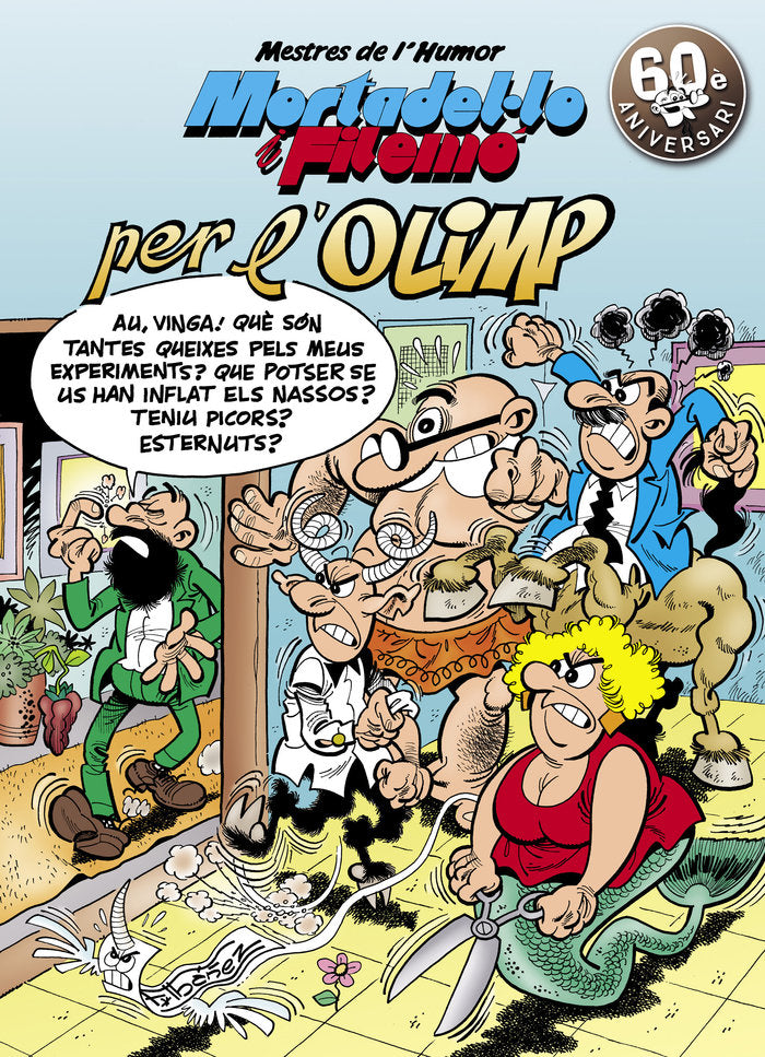 Mortadel·lo i Filemó. Per l'Olimp (Mestres de l'Humor 50), de Ibáñez, Francisco | portada del libro