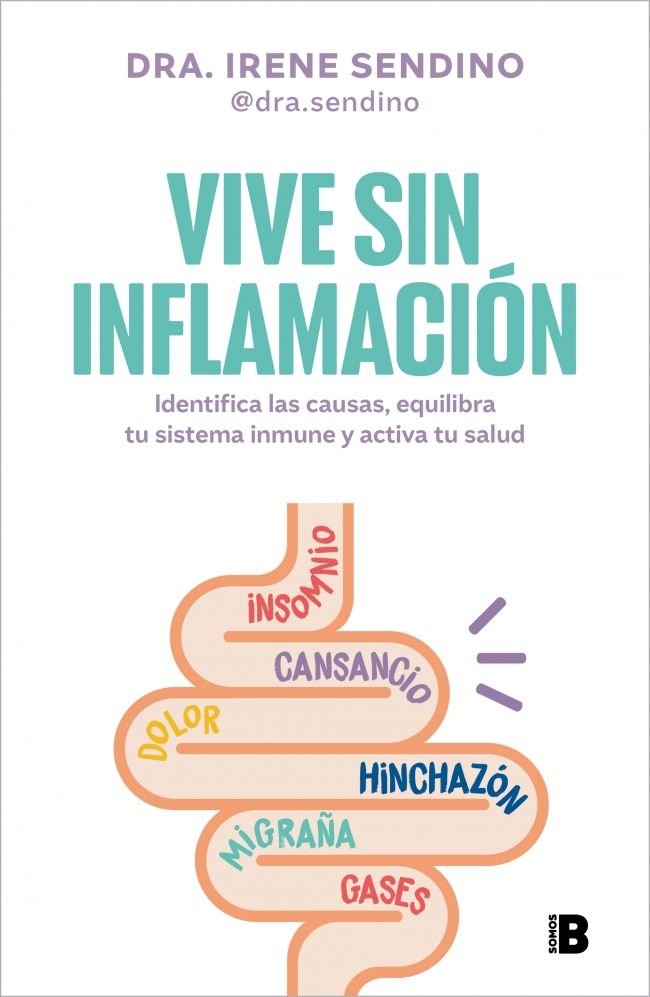 VIVE SIN INFLAMACION, de DRA. SENDINO | portada del libro