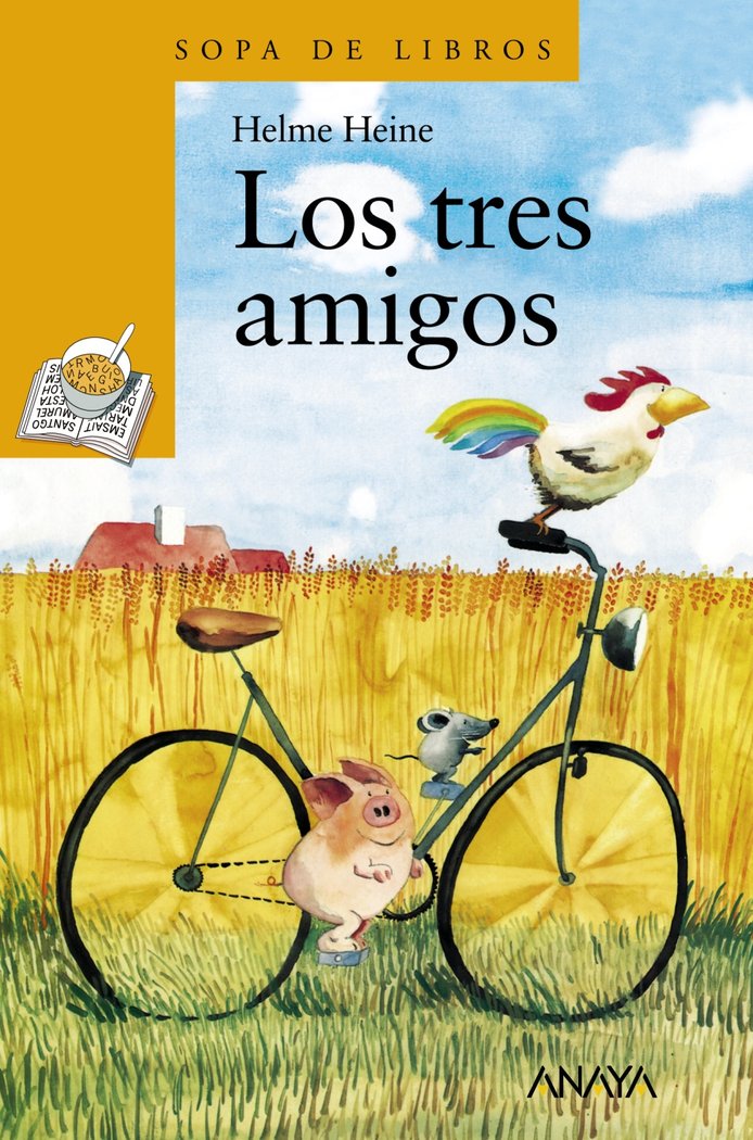 Los tres amigos, de Heine, Helme | portada del libro
