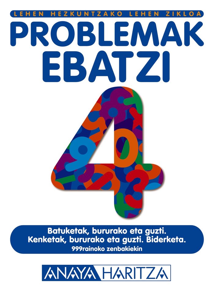 Problemak ebatzi 4., de Hernández Miguel | portada del libro