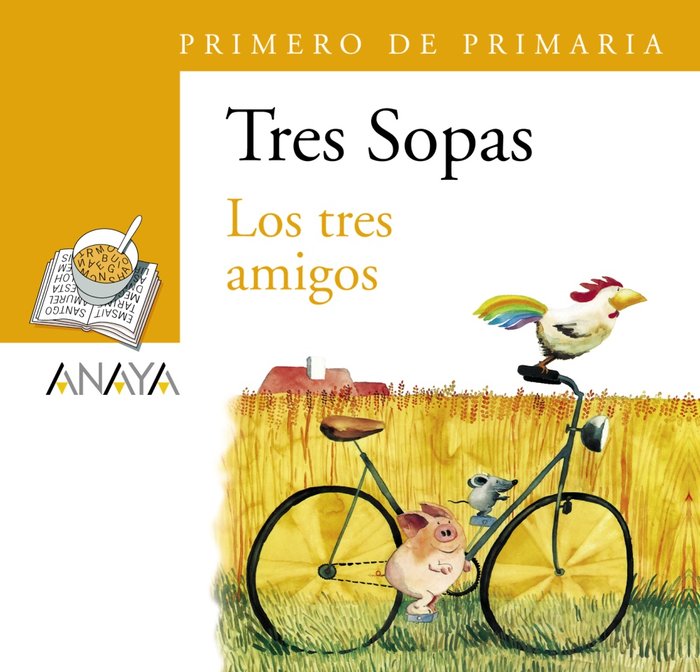 Blíster "Los tres amigos" 1º Primaria, de Heine, Helme | portada del libro