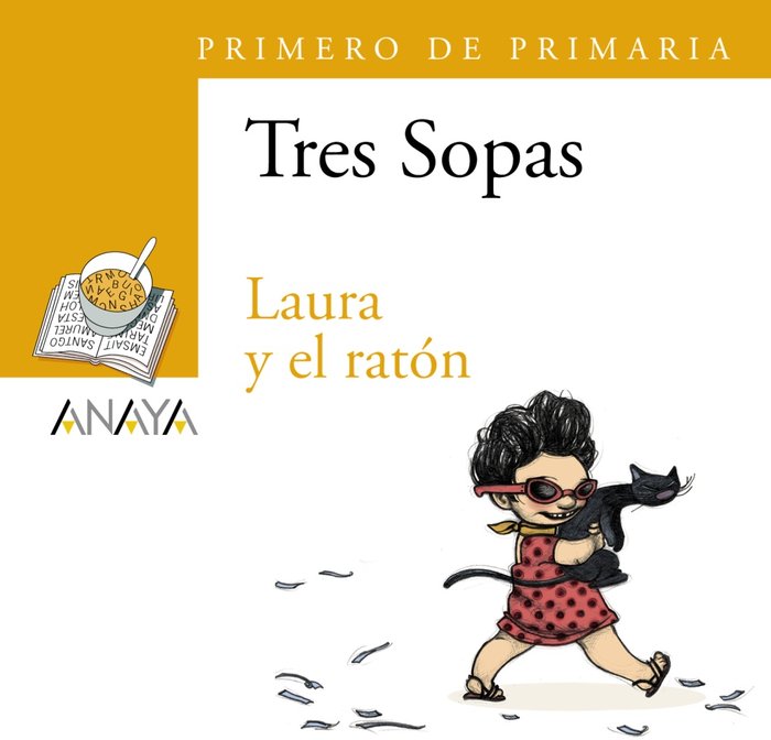 Blíster "Laura y el ratón" 1º Primaria, de Muñoz Puelles, Vicente | portada del libro