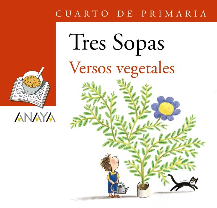 Blíster "Versos vegetales" 4º de Primaria, de Rubio, Antonio | portada del libro