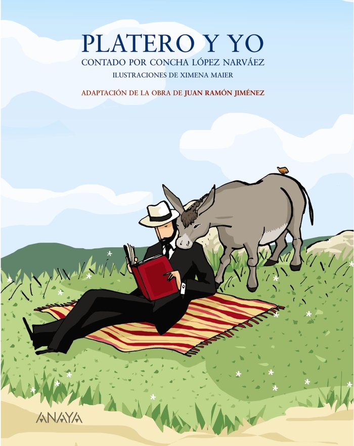 Platero y yo contado por Concha López Narváez, de Jiménez, Juan Ramón | portada del libro