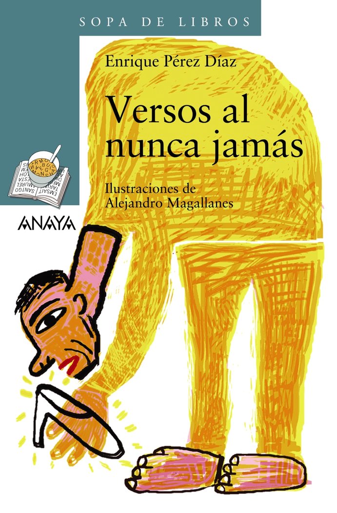 Versos al nunca jamás, de Pérez Díaz, Enrique | portada del libro