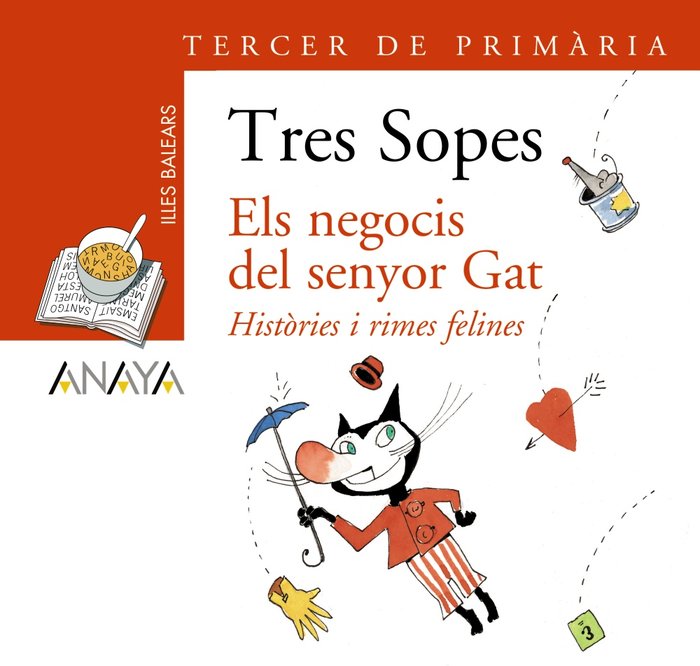 Blíster "Els negocis del senyor Gat" 3º de Primaria (Illes Balears), de Anaya Infantil y Juvenil | portada del libro