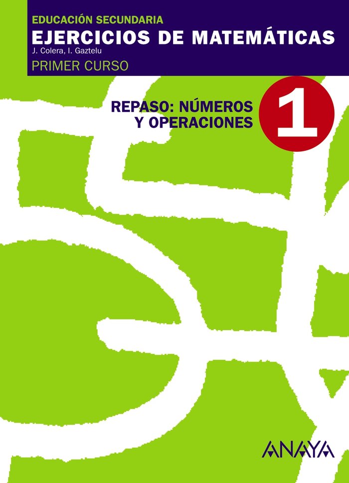 1. Repaso: Números y operaciones., de Colera Jiménez, José | portada del libro