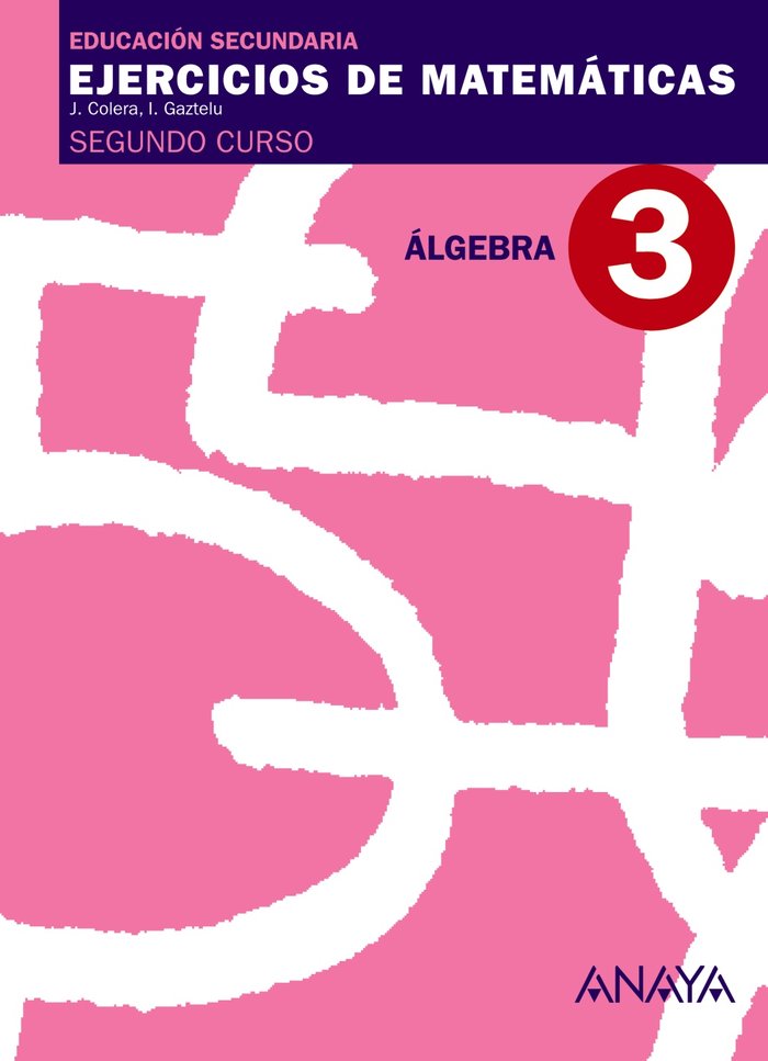 3. Álgebra., de Colera Jiménez, José | portada del libro