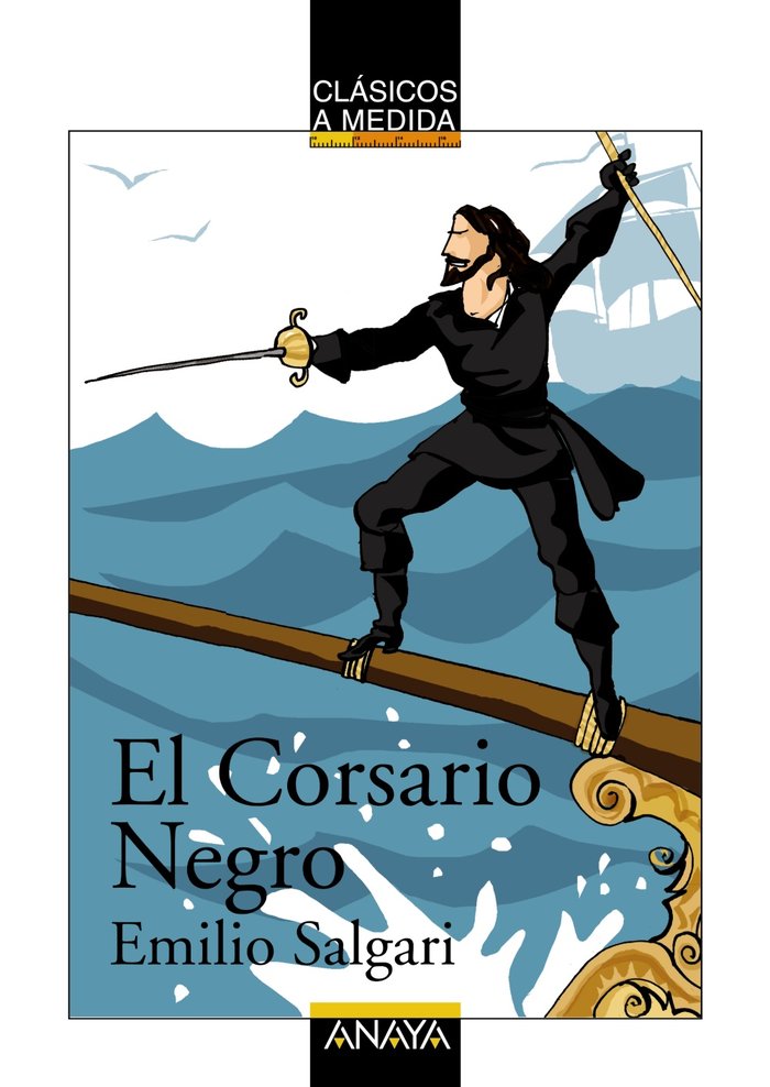 El Corsario Negro, de Salgari, Emilio | portada del libro