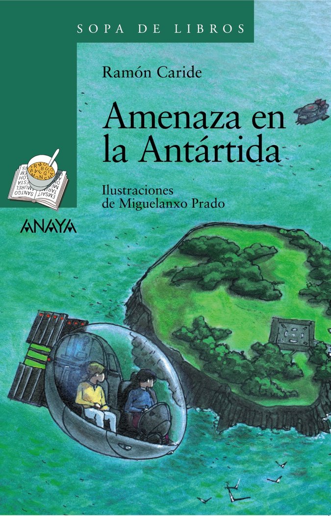 Amenaza en la Antártida, de Caride, Ramón | portada del libro