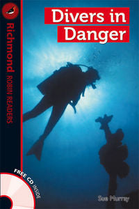 RICHMOND ROBIN READERS 1 DIVERS IN DANGER+CD | portada del libro