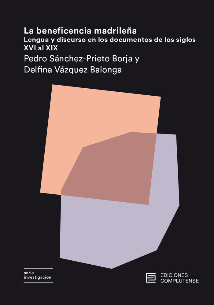 La beneficencia madrileña, de Sánchez-Prieto Borja, Pedro | portada del libro